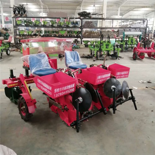 菊花栽植機 兩行中草藥移栽機 丹參種植機