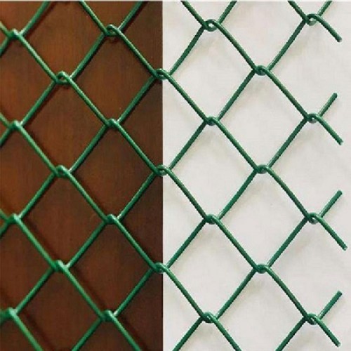 園林球場(chǎng)護(hù)欄網(wǎng) 380絲包塑勾花網(wǎng)環(huán)華