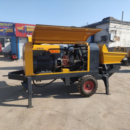 小型50混凝土地泵 邢砼50地泵 地坪澆筑輸送設備