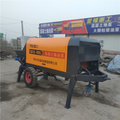 柴油50型混凝土拖泵 邢砼50混凝土泵 混泥土澆筑泵
