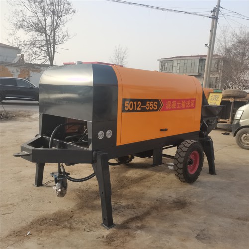 50柴油拖泵 50型混泥土地泵車(chē) 隧道輸送車(chē)載泵