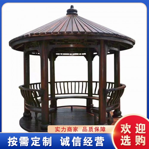 防腐木涼亭 承接設(shè)計(jì) 戶外別墅庭院露臺 休閑景觀亭