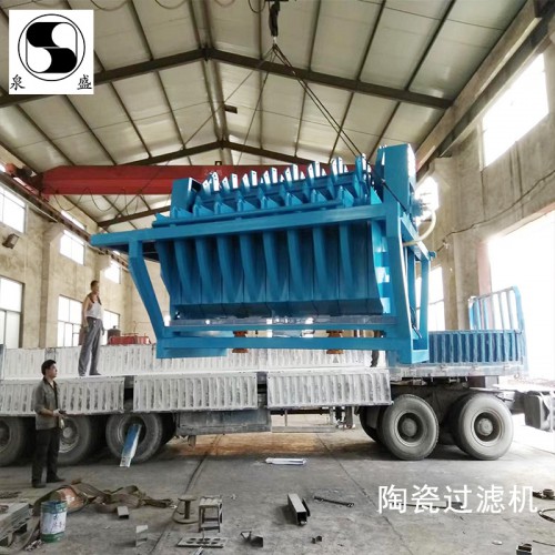 鐵脫干陶瓷過濾機  脫水陶瓷過濾機 真空吸水陶瓷過濾機