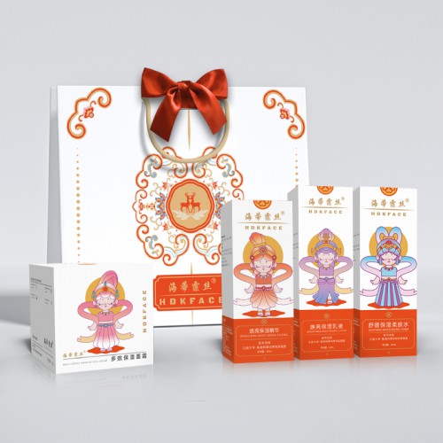 海蒂霏絲 護膚品補水保濕伴手禮盒七夕結(jié)婚 柔膚水乳液精華面霜