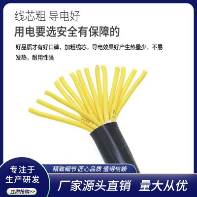 RVV軟心電纜 銅芯軟護(hù)套線