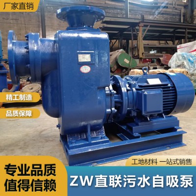 直聯(lián)自吸式排污泵 大功率污水泵 汽油機(jī)柴油機(jī)直聯(lián)帶動(dòng)