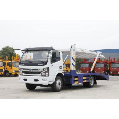 東風凱普特兩位板轎運車 雙層板拖車