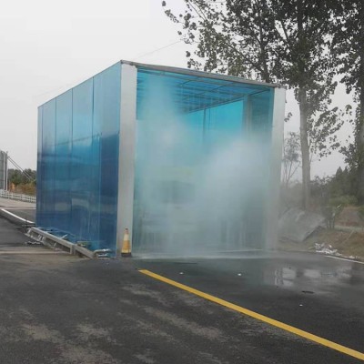 山東臨沂蘭陵安裝韓強全封閉洗車機