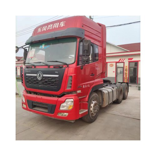 19年5月二手東風天龍KL牽引車 國五雙驅輕體 二手牽引車