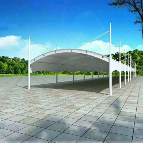膜結(jié)構(gòu)停車棚定制 汽車遮陽棚設(shè)計施工
