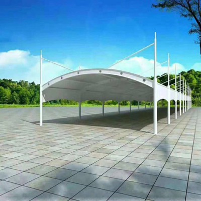 膜結(jié)構(gòu)停車棚定制 汽車遮陽棚設(shè)計施工