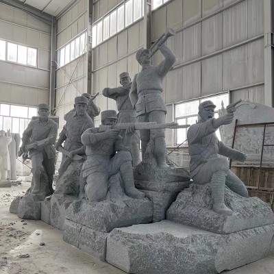 文體建設(shè)廣場(chǎng)石雕