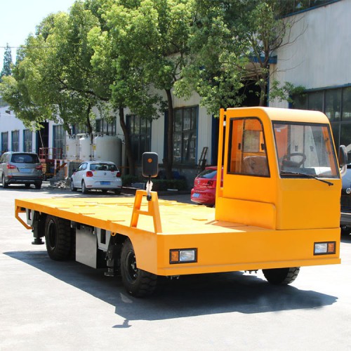 5噸單邊電動(dòng)貨車場內(nèi)材料轉(zhuǎn)運(yùn)車電動(dòng)平板車廠家倉庫材料運(yùn)輸車