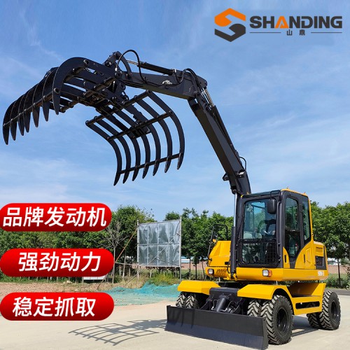 輪式抓棉機 夾棉花包機器