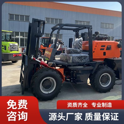 敞篷3.5噸四驅越野叉車