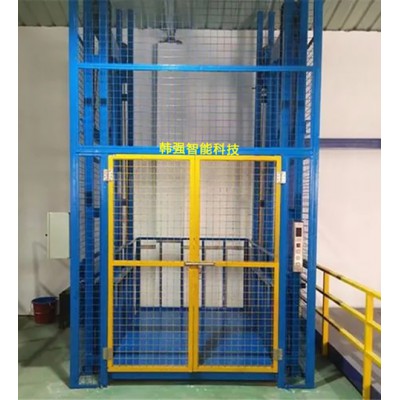 倉庫用小型導(dǎo)軌簡易2噸液壓升降貨梯定制廠房貨物提升機(jī)裝卸平臺