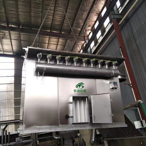 塑燒板除塵器處理含有潮濕粉塵樂(lè)迪環(huán)保生產(chǎn)塑燒板除塵器