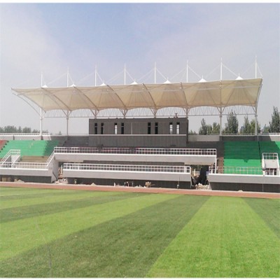 體育看臺景觀膜結構停車棚造價 籃球場膜結構雨棚
