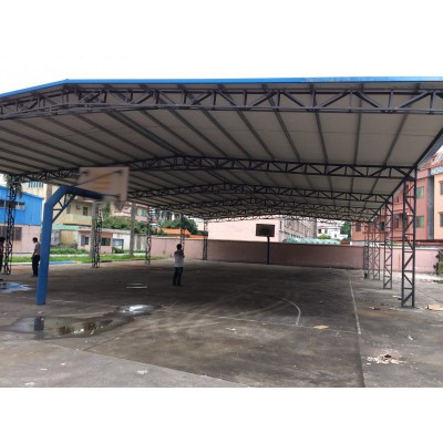 膜結構看臺廠家定制 體育場看臺棚 游泳池籃球館遮陽棚