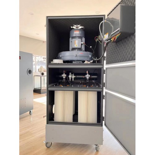 脈沖濾筒除塵器集塵機(jī)激光切割磨床鋰電石墨拋光打磨粉塵吸塵器