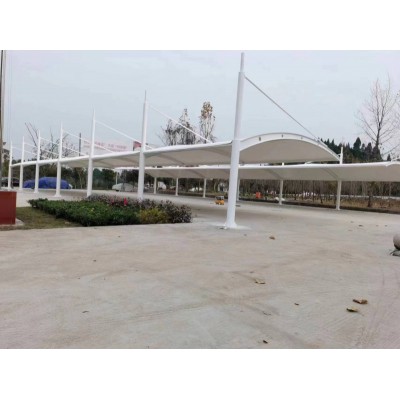 膜結構看臺廠家定制 體育場看臺棚 膜結構停車棚