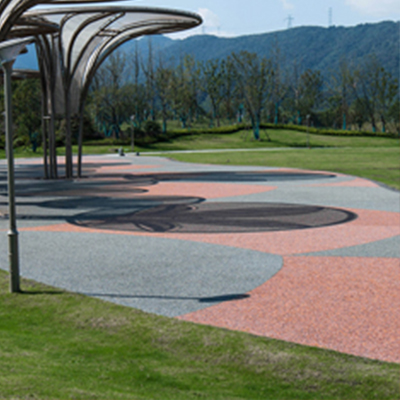 膠粘石透水地坪