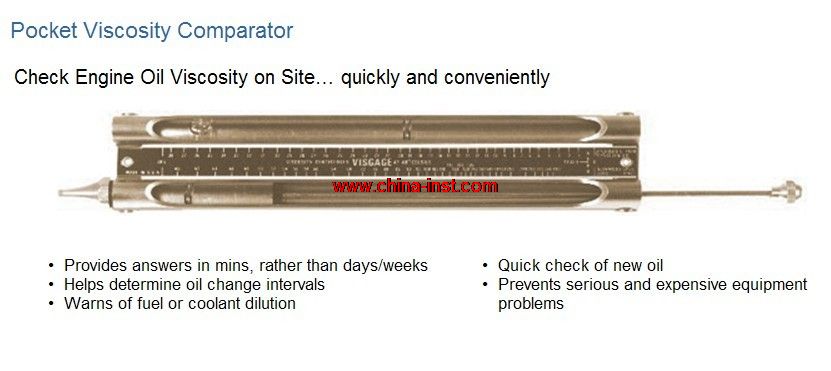 VISGAGE lәC Һ ճӋPocket Viscosity Comparator